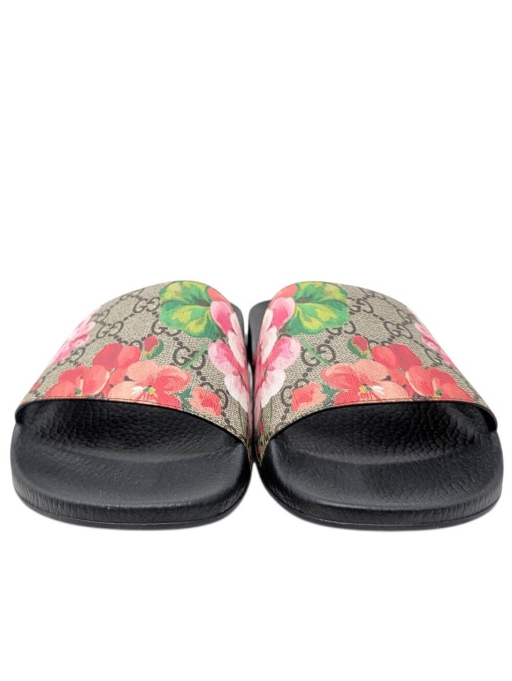 NIB Gucci GG Web Supreme Bloom Pursuit Floral Slide Sandals Size EU 40 - Picture 7 of 10